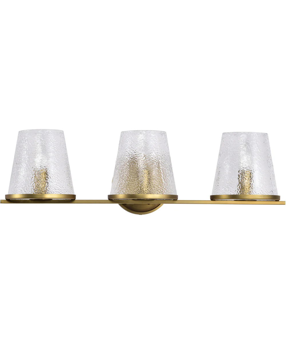 Valentine 3-Light Vanity & Wall Vintage Brass - Image 7