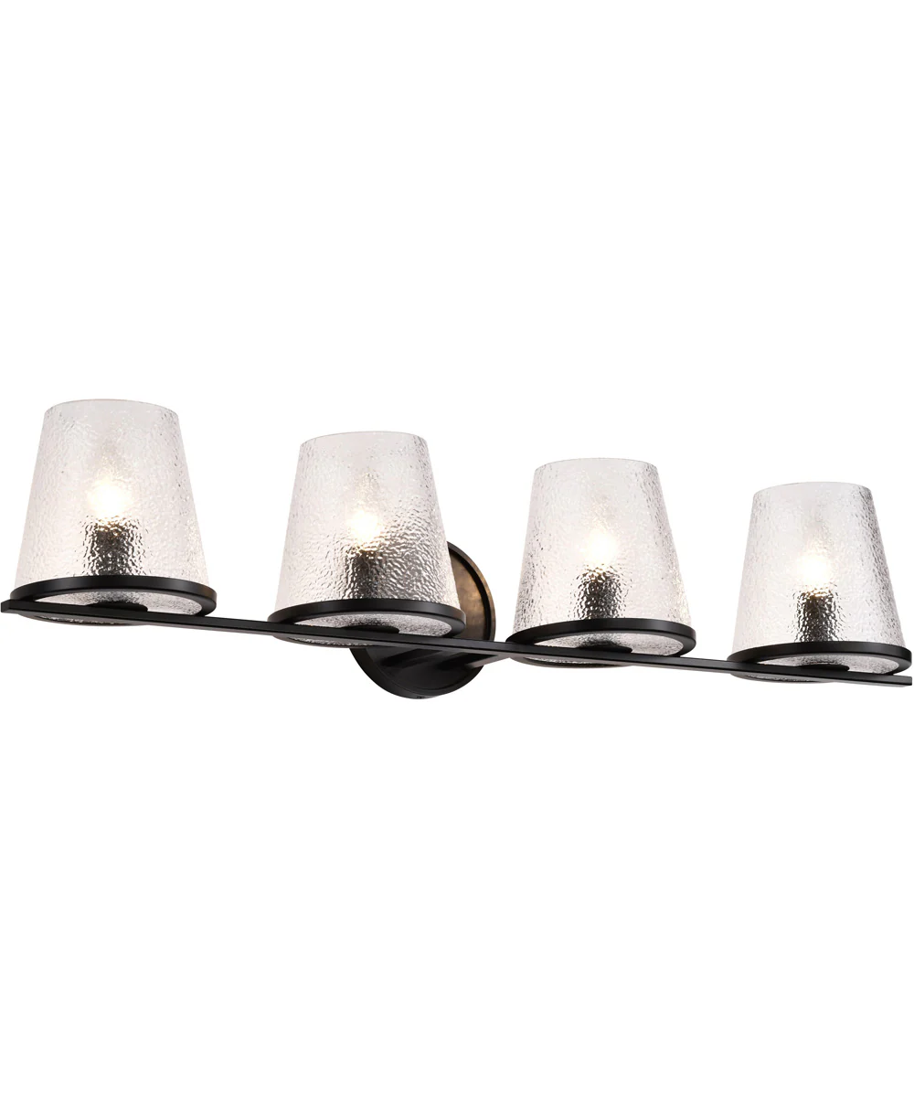 Valentine 4-Light Vanity & Wall Black - Image 4