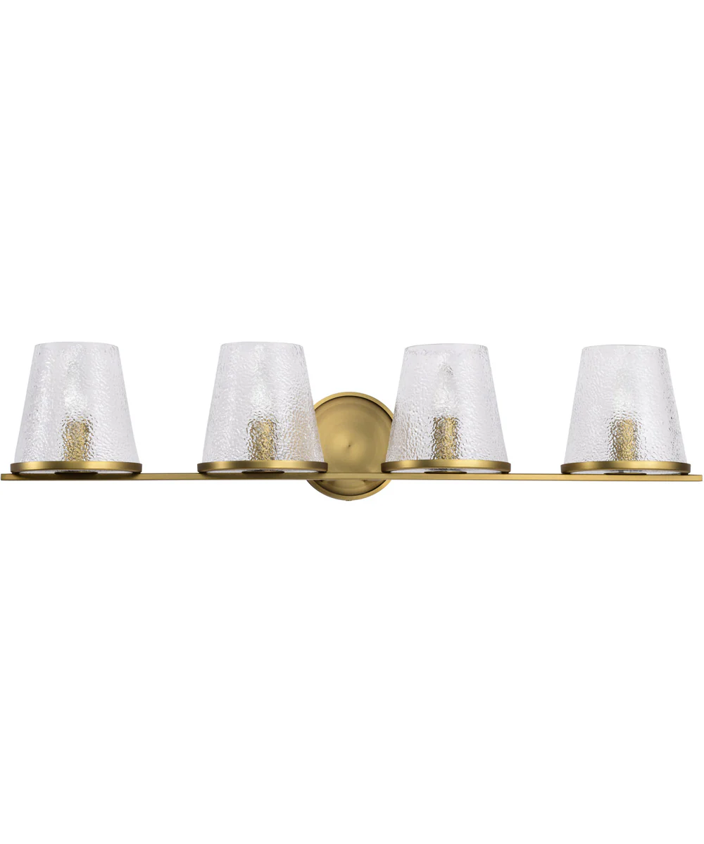 Valentine 4-Light Vanity & Wall Vintage Brass - Image 7
