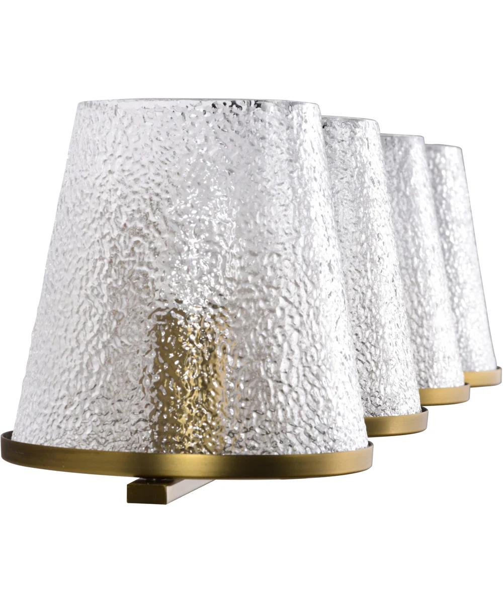 Valentine 4-Light Vanity & Wall Vintage Brass - Image 9