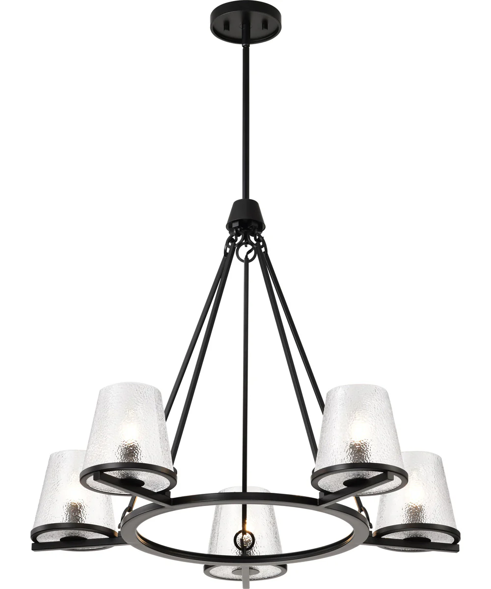 Valentine 5-Light Chandelier Black - Image 6