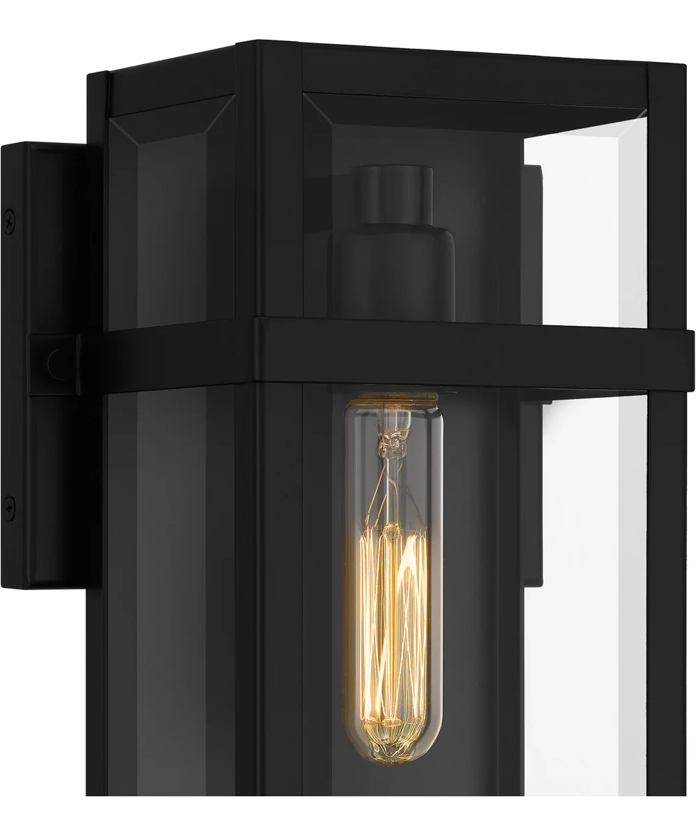 Vanessa Medium 1-light Outdoor Wall Light  Coastal Armour Aluminum Matte Black - Image 5