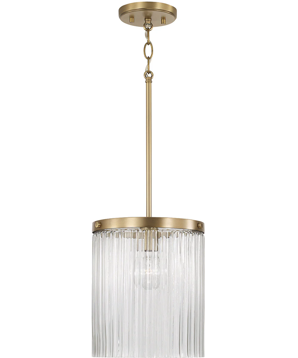 Vaughn 1-Light Pendant Aged Brass