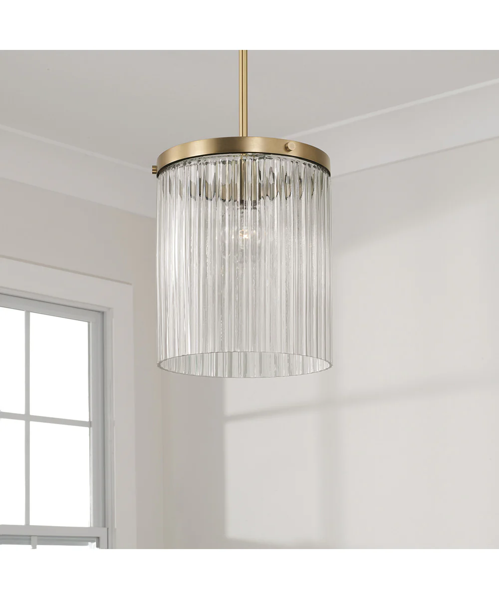 Vaughn 1-Light Pendant Aged Brass - Image 2