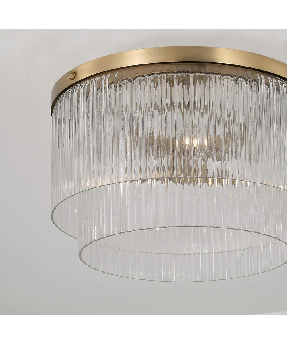 Vaughn 3-Light Pendant Aged Brass - Image 6