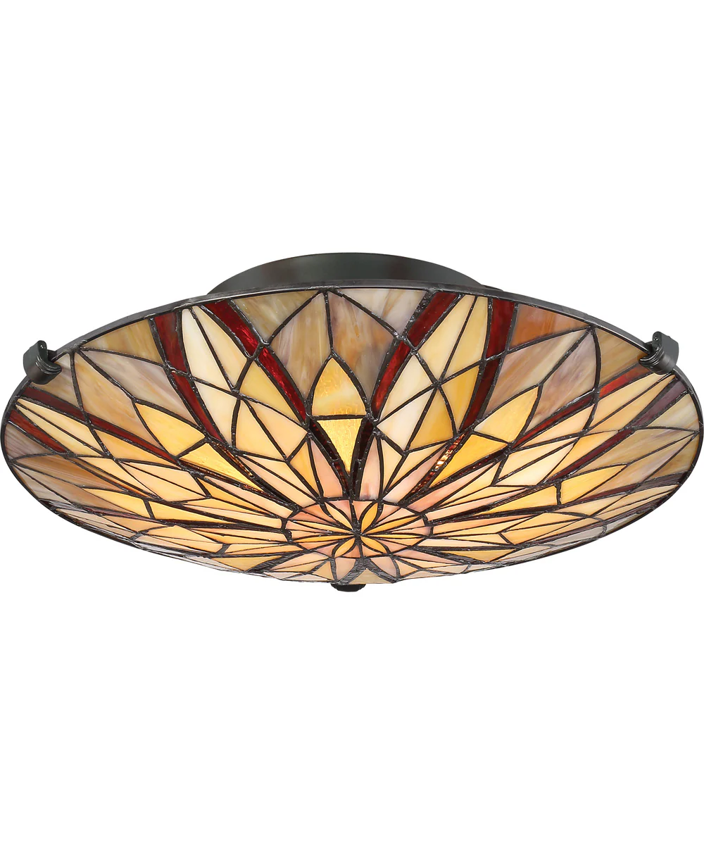 Victory Medium 2-light Flush Mount Valiant Bronze - Image 4