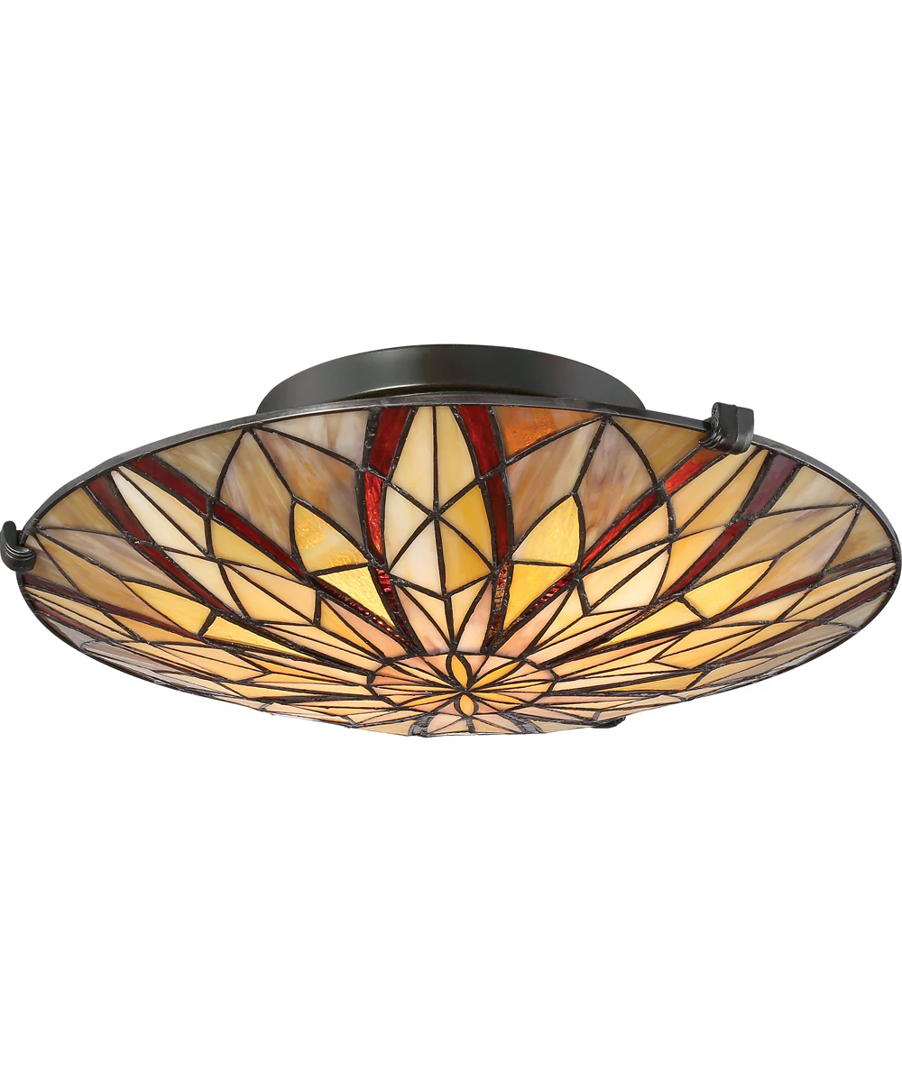 Victory Medium 2-light Flush Mount Valiant Bronze - Image 5