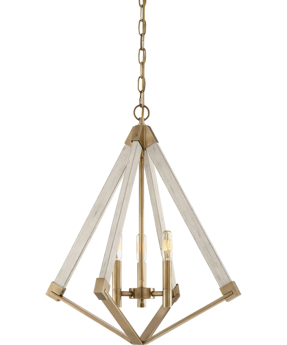 Viewpoint 3-light Pendant Weathered Brass - Image 2
