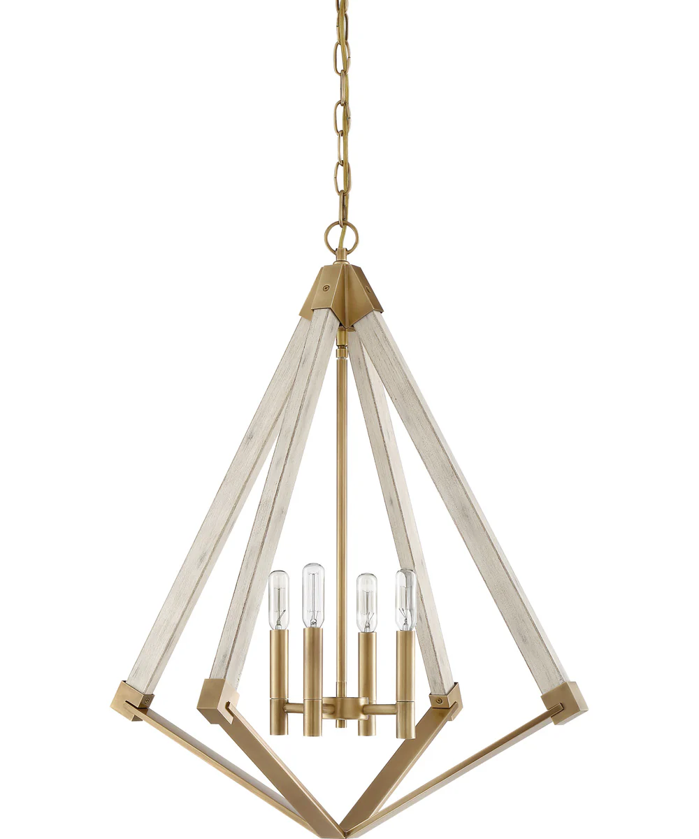 Viewpoint 4-light Pendant Weathered Brass - Image 3