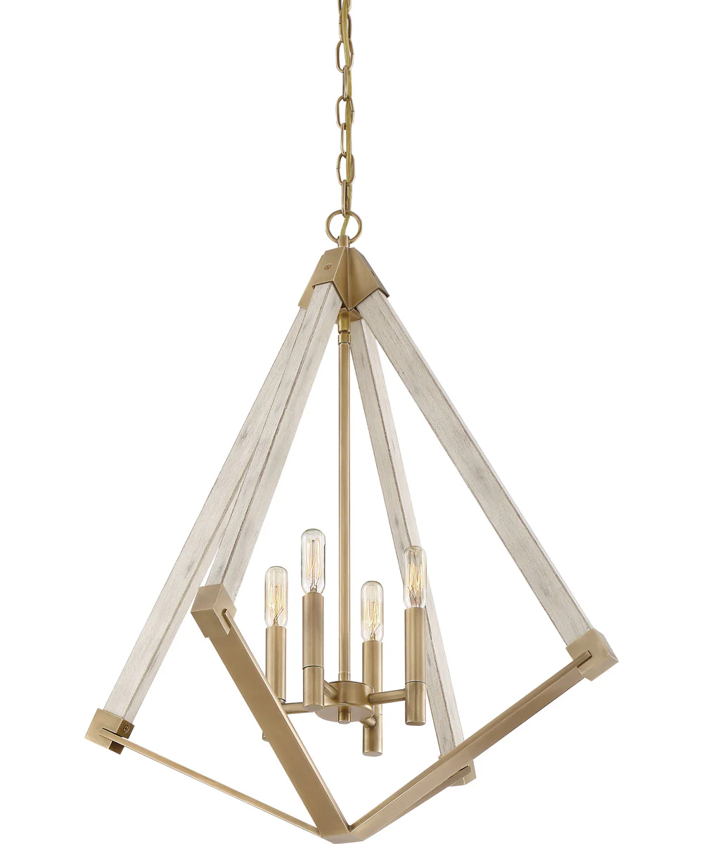 Viewpoint 4-light Pendant Weathered Brass - Image 4