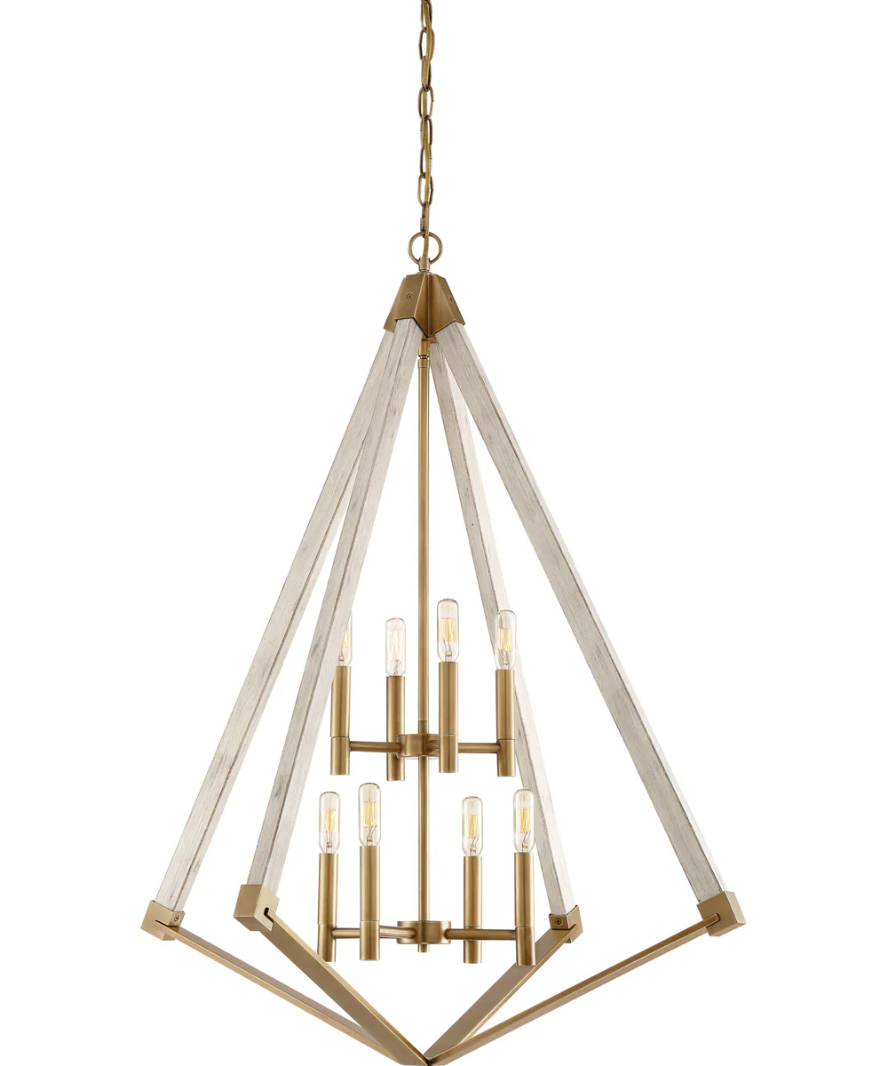 Viewpoint 8-light Pendant Weathered Brass - Image 2