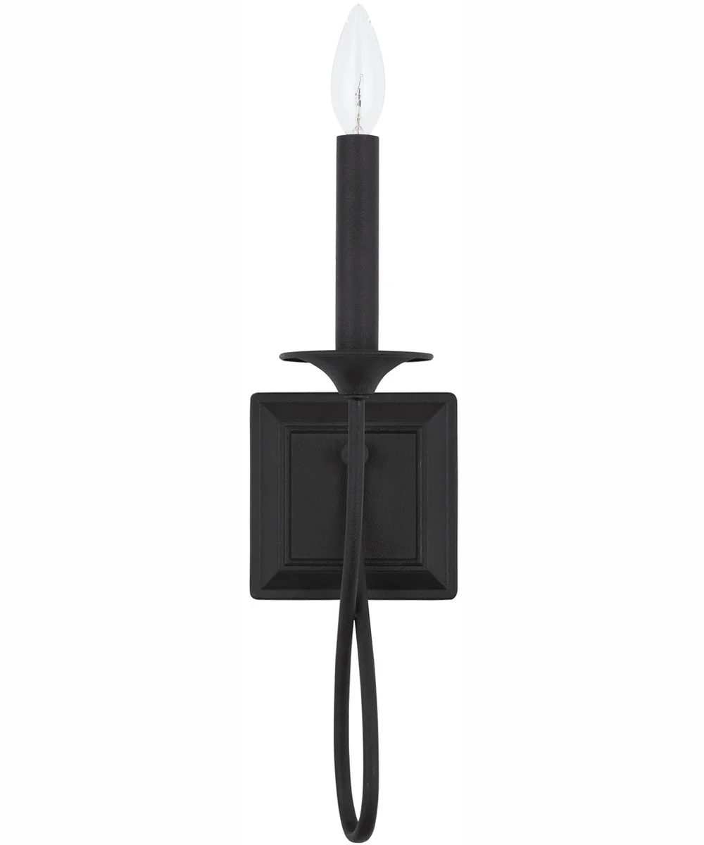 Vincent 1-Light Sconce Black Iron - Image 3