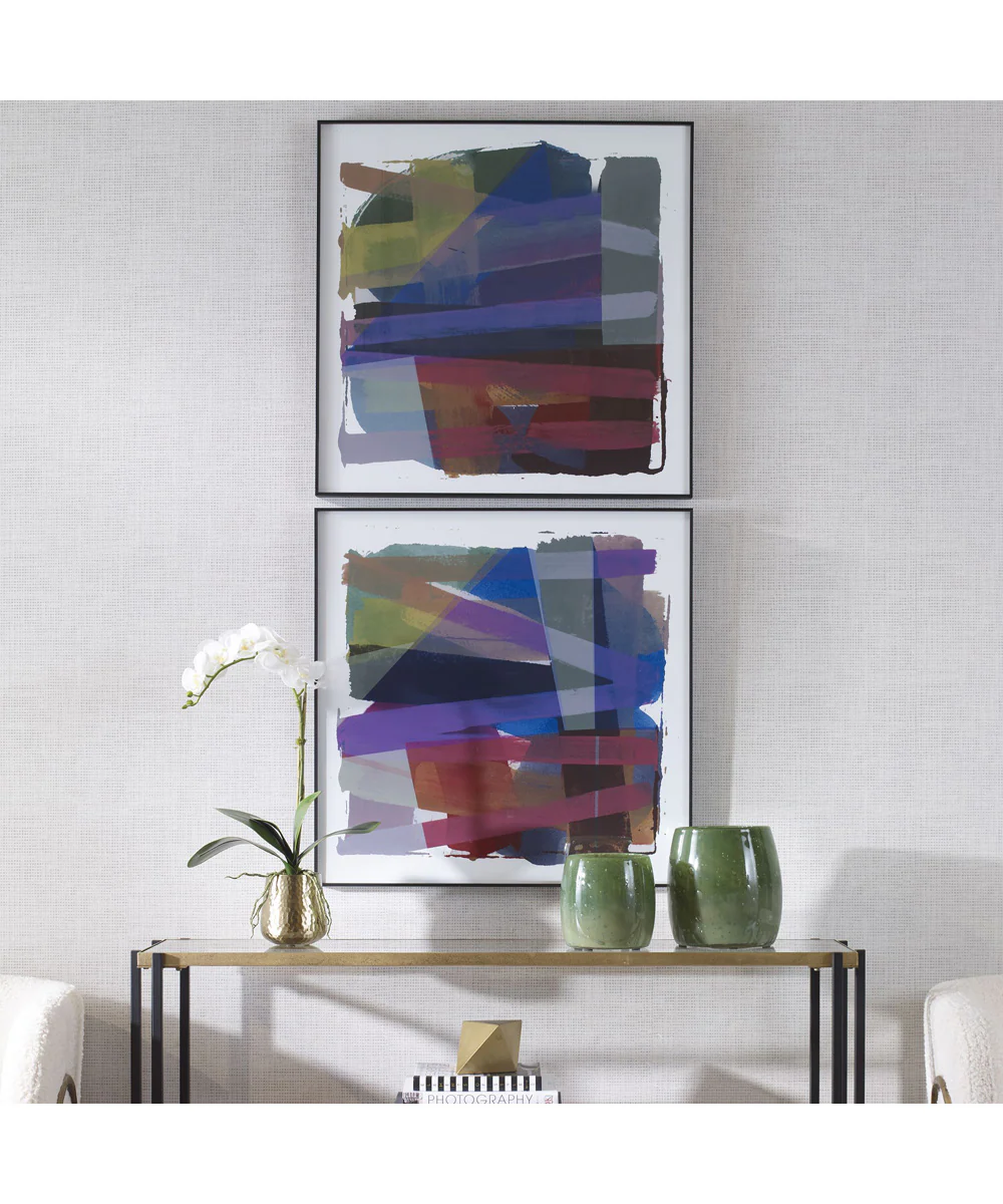 Vivacious Abstract Framed Prints, Set of 2 - Image 2