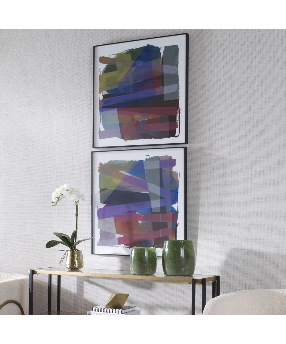 Vivacious Abstract Framed Prints, Set of 2 - Image 3