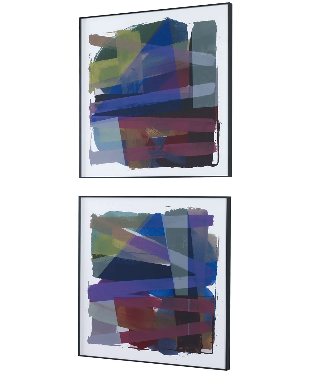 Vivacious Abstract Framed Prints, Set of 2 - Image 4