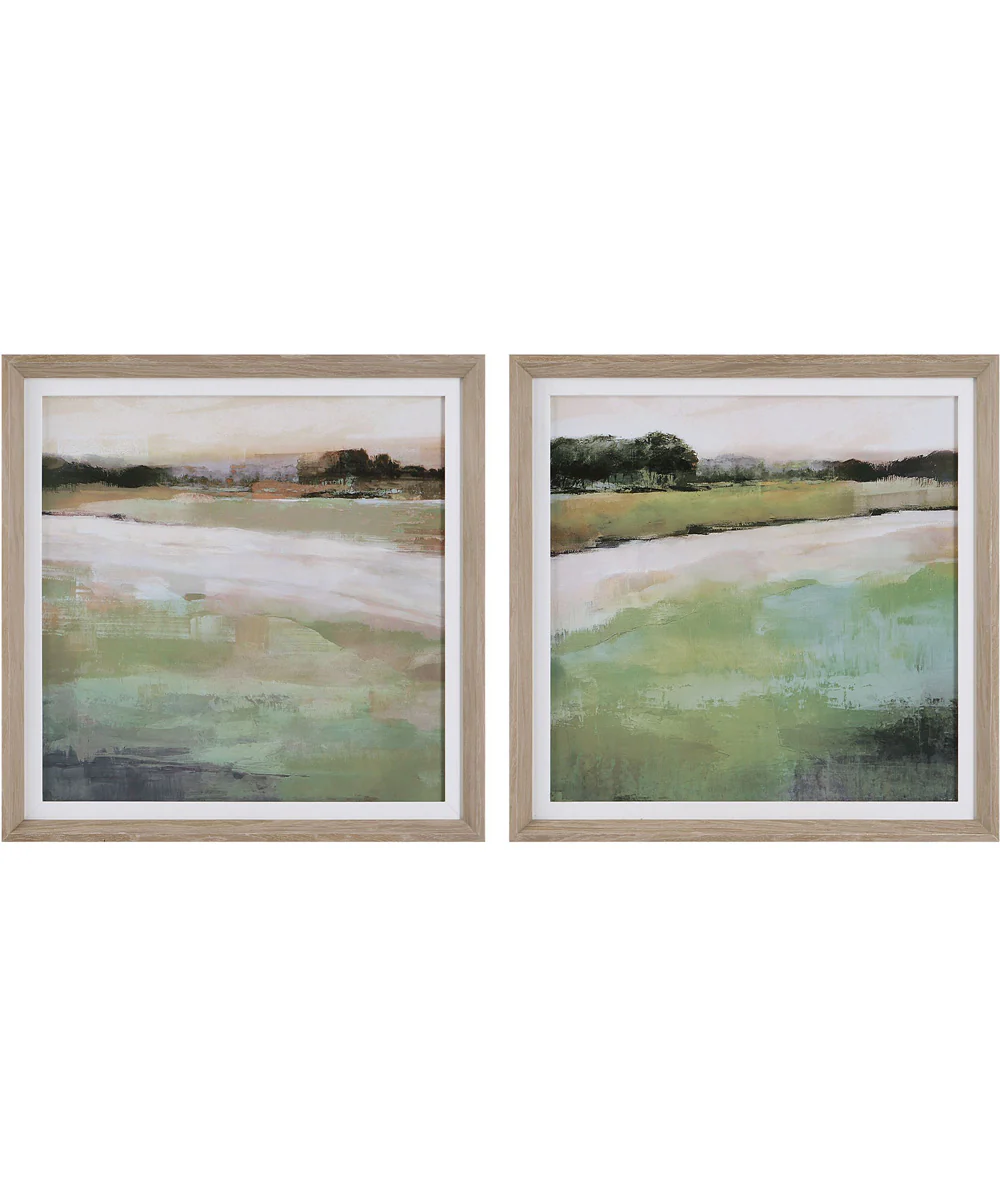 Vivid Vista Framed Prints, Set of 2