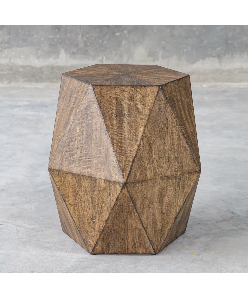 Volker Honey Geometric Accent Table - Image 2