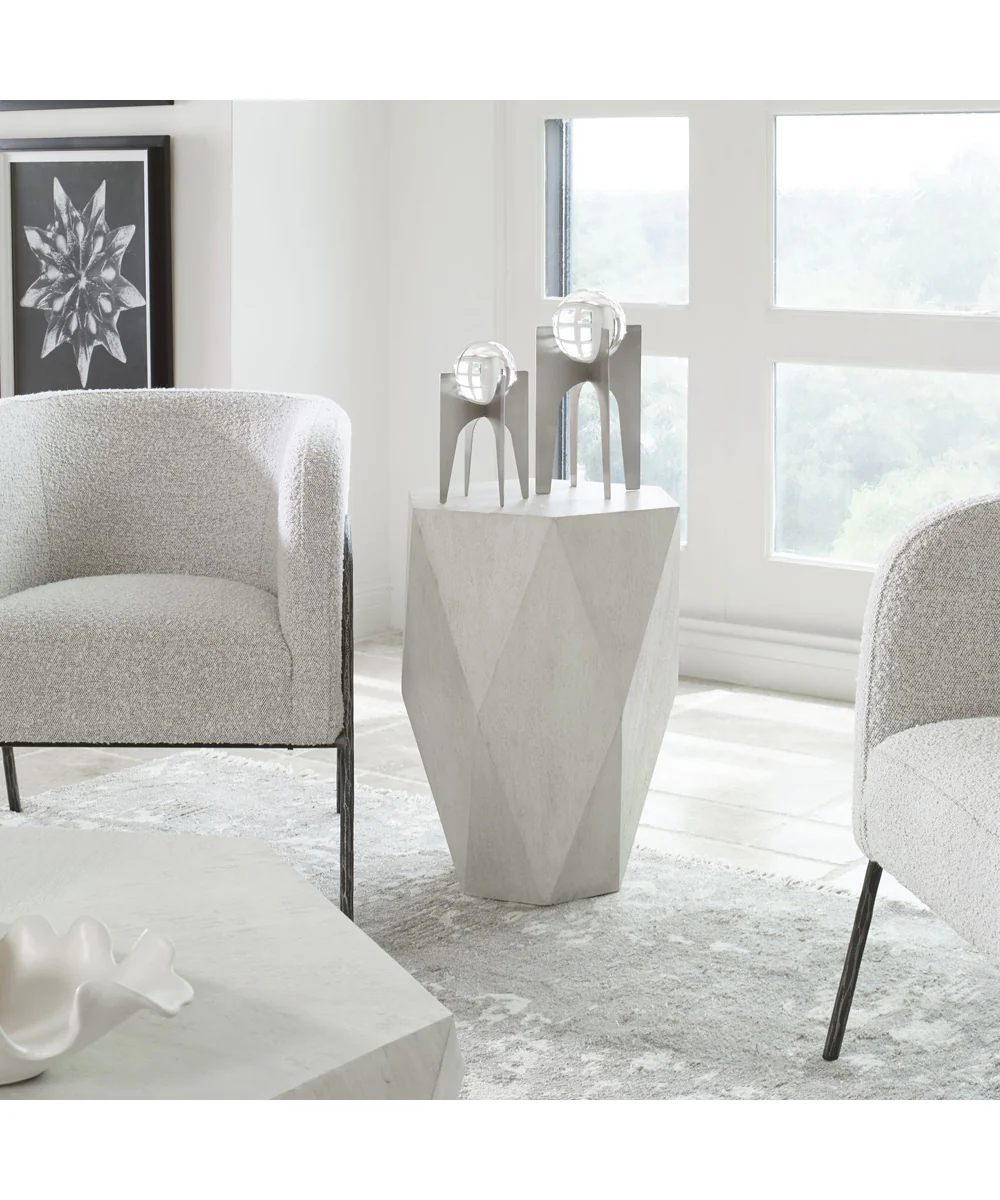 Volker White Side Table - Image 2