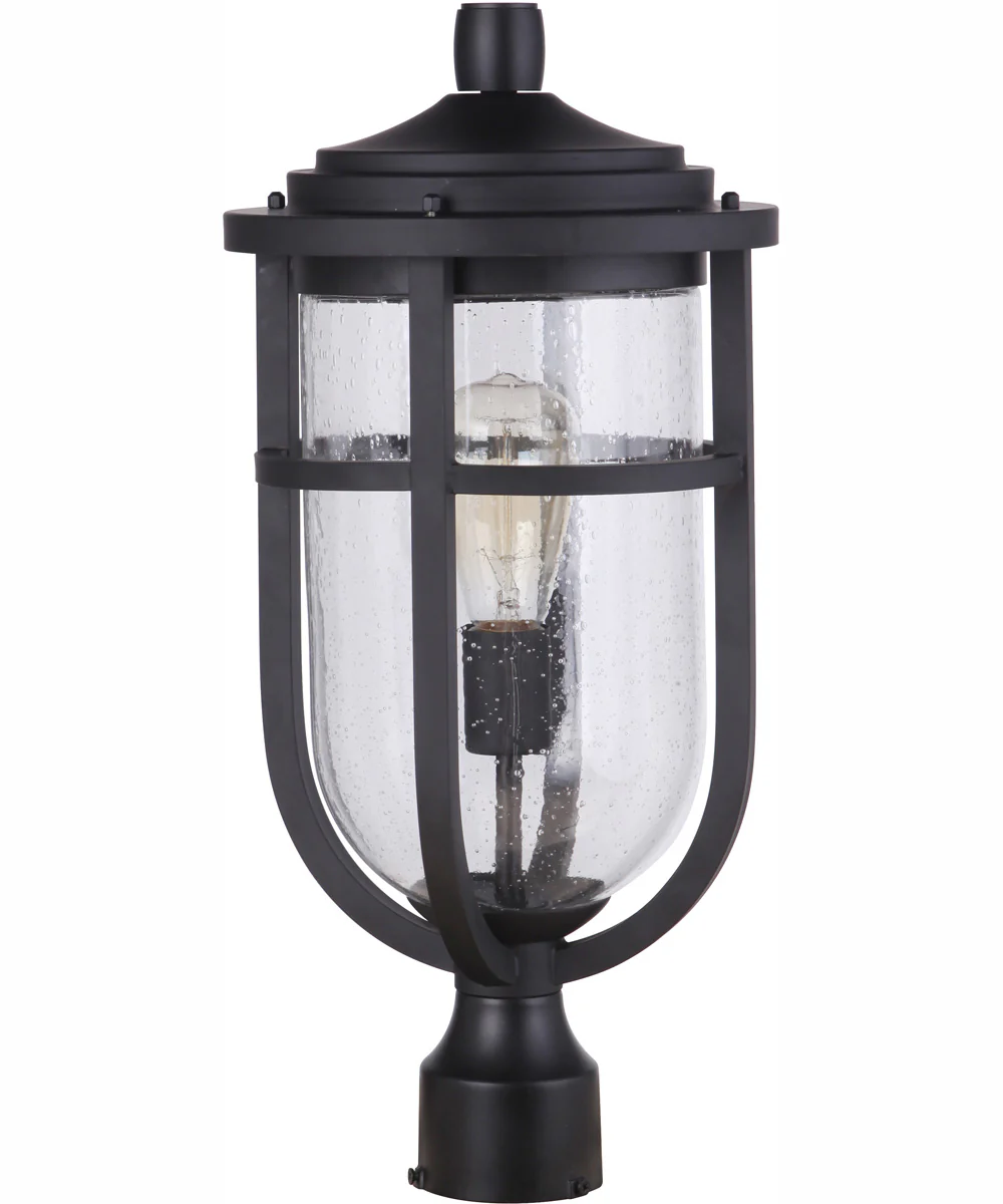 Voyage 1-Light Outdoor Post Mount Midnight