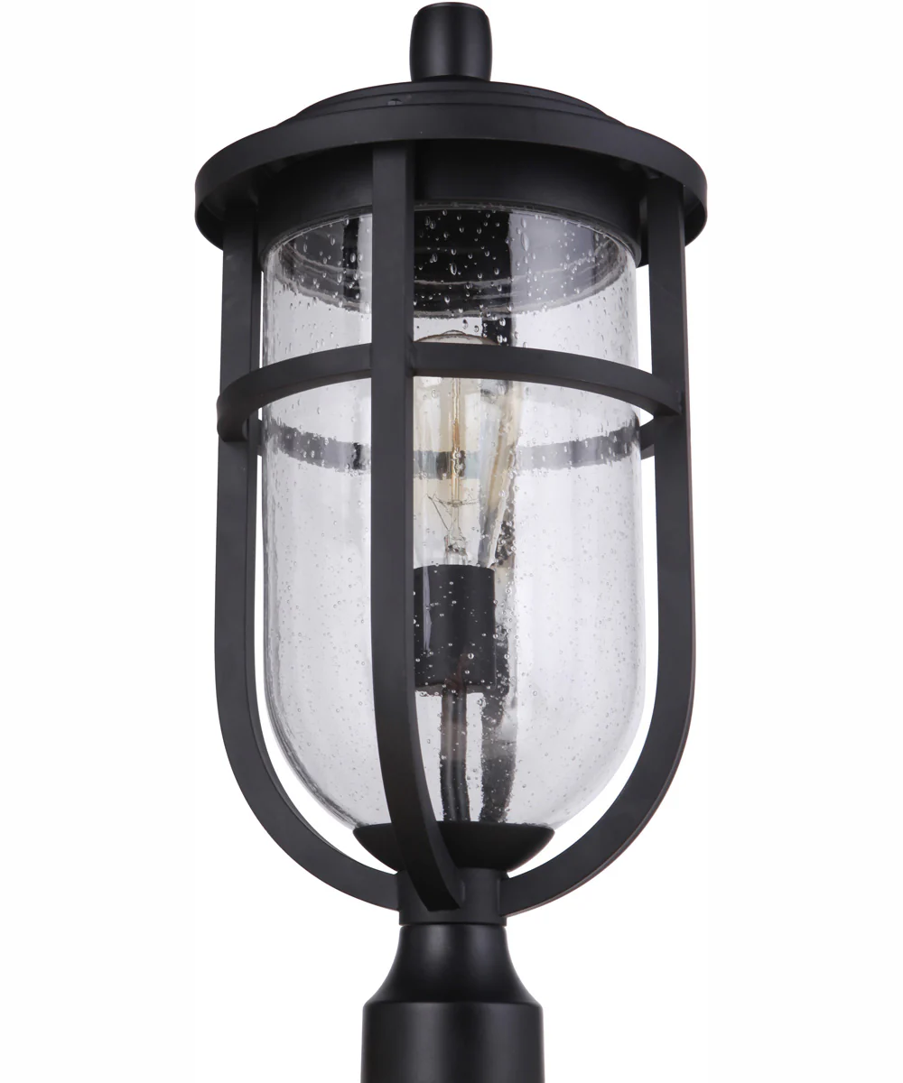 Voyage 1-Light Outdoor Post Mount Midnight - Image 6