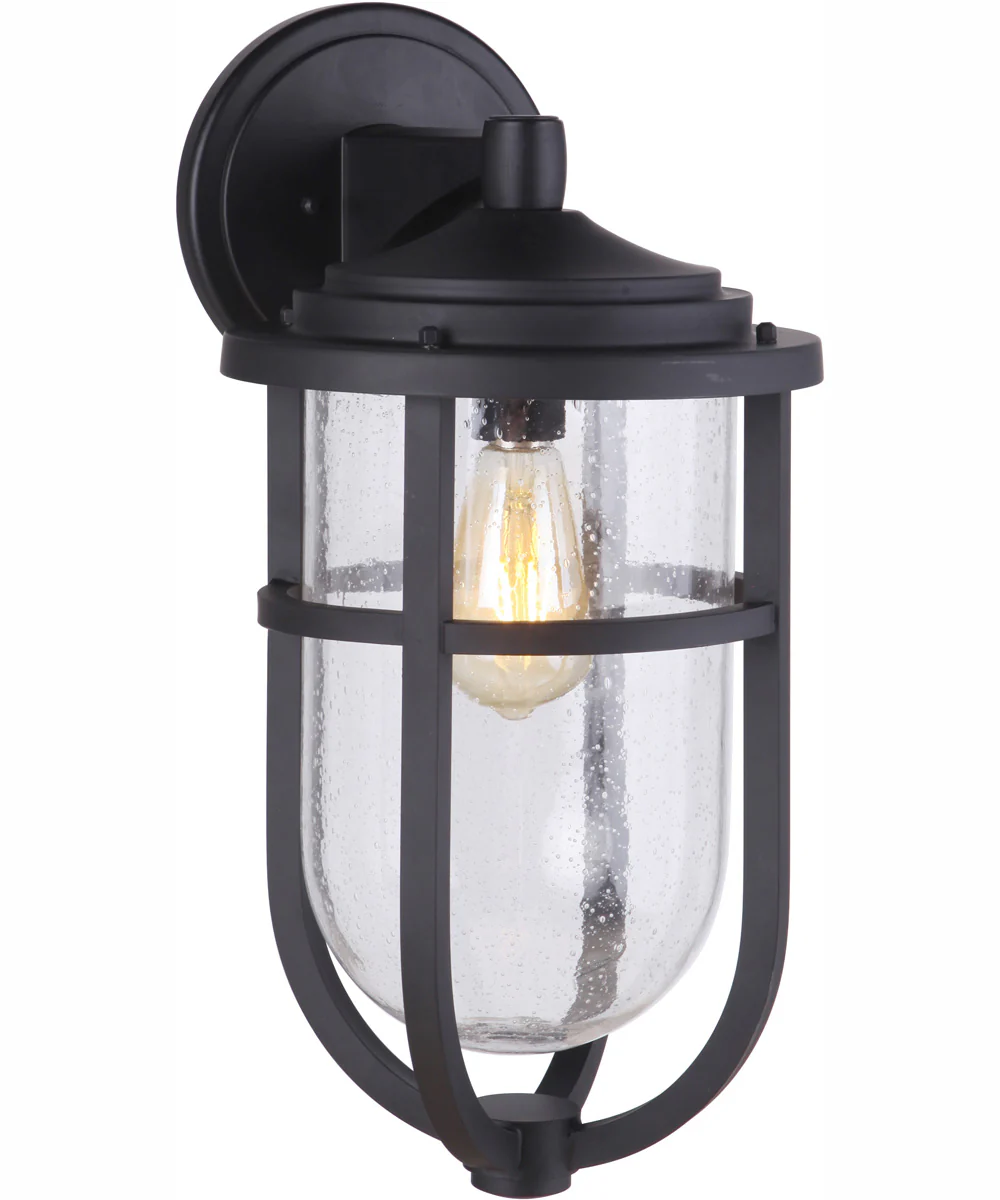 Voyage 1-Light Outdoor Wall Lantern Midnight - Image 2