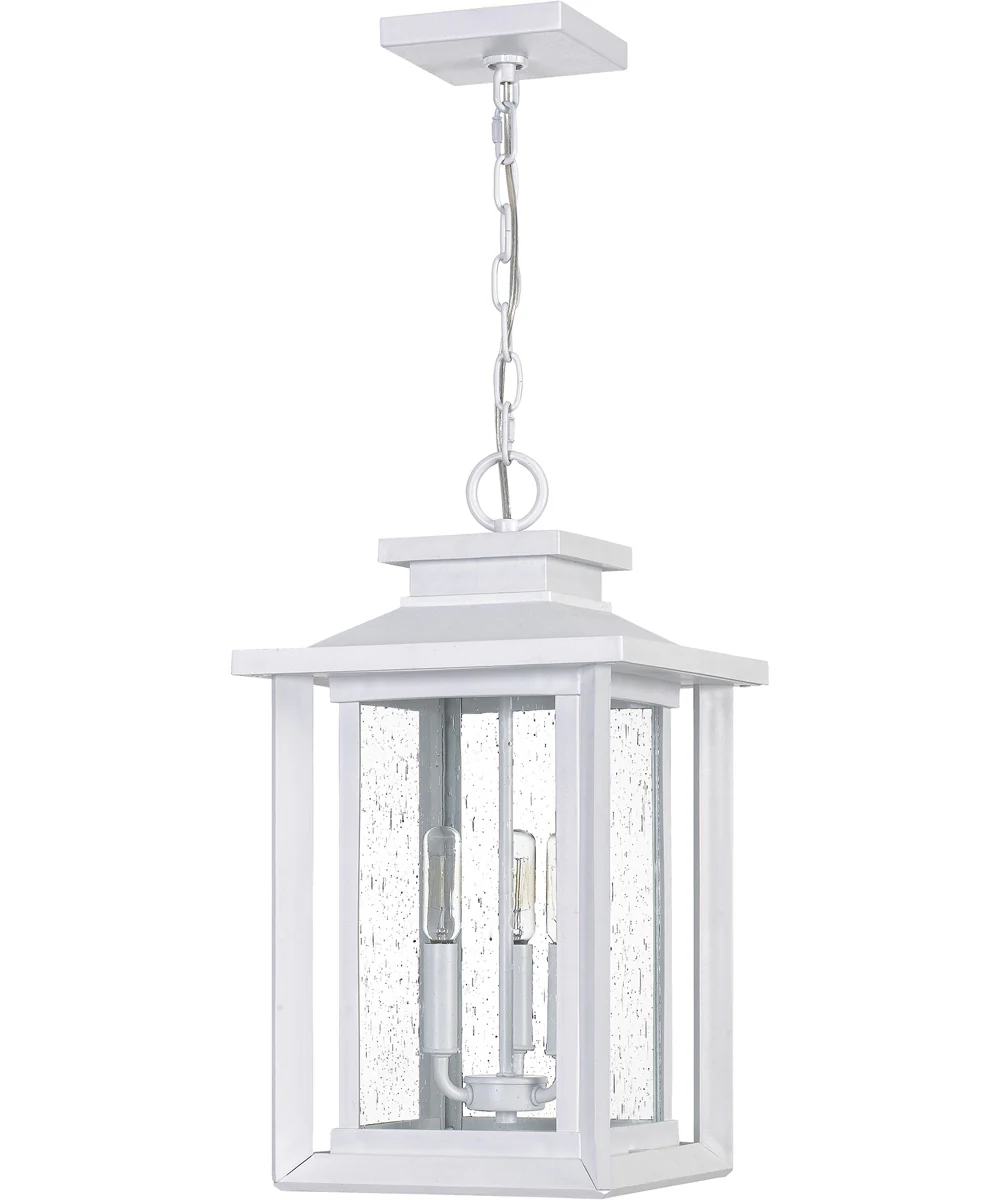 Wakefield 3-light Outdoor Pendant Light  Coastal Armour White Lustre - Image 3