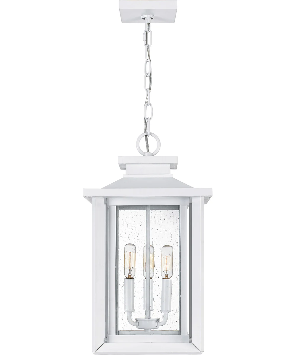 Wakefield 3-light Outdoor Pendant Light  Coastal Armour White Lustre - Image 4