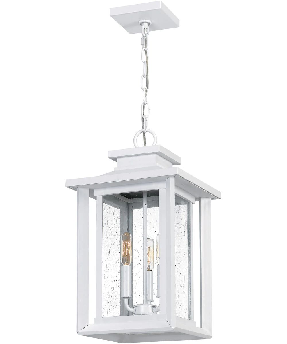 Wakefield 3-light Outdoor Pendant Light  Coastal Armour White Lustre - Image 5