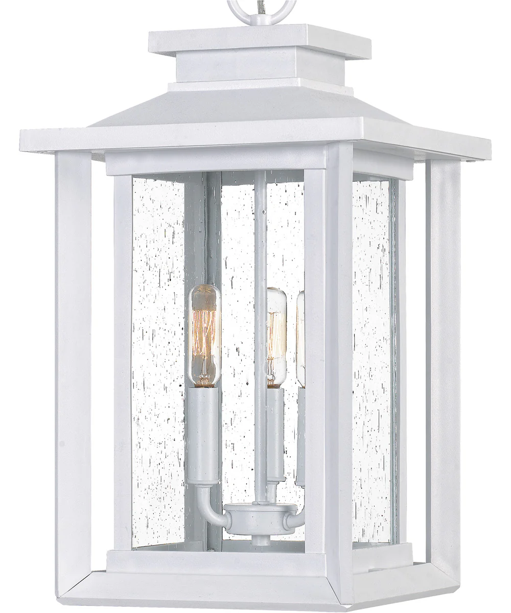 Wakefield 3-light Outdoor Pendant Light  Coastal Armour White Lustre - Image 6