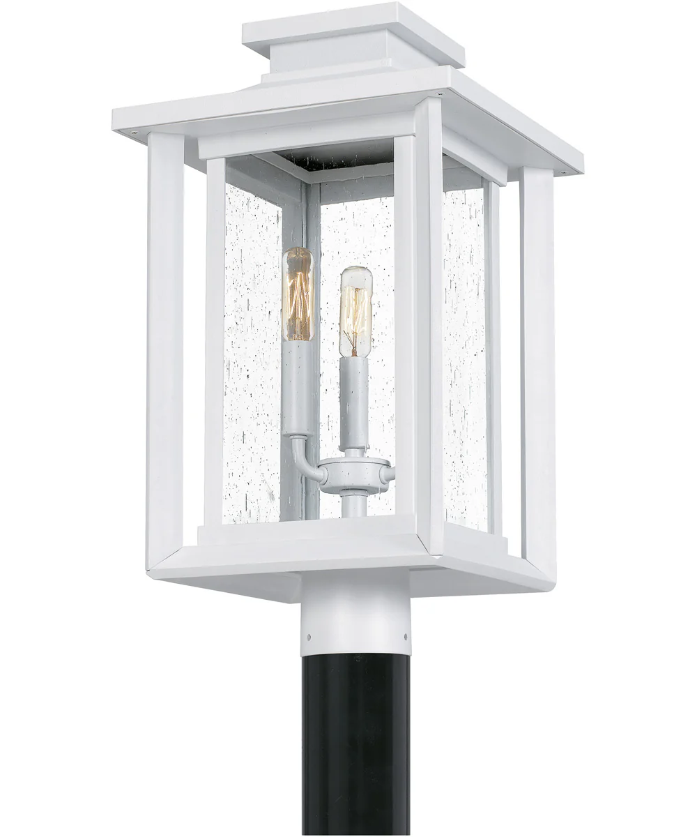 Wakefield 3-light Outdoor Post Light  Coastal Armour White Lustre - Image 5