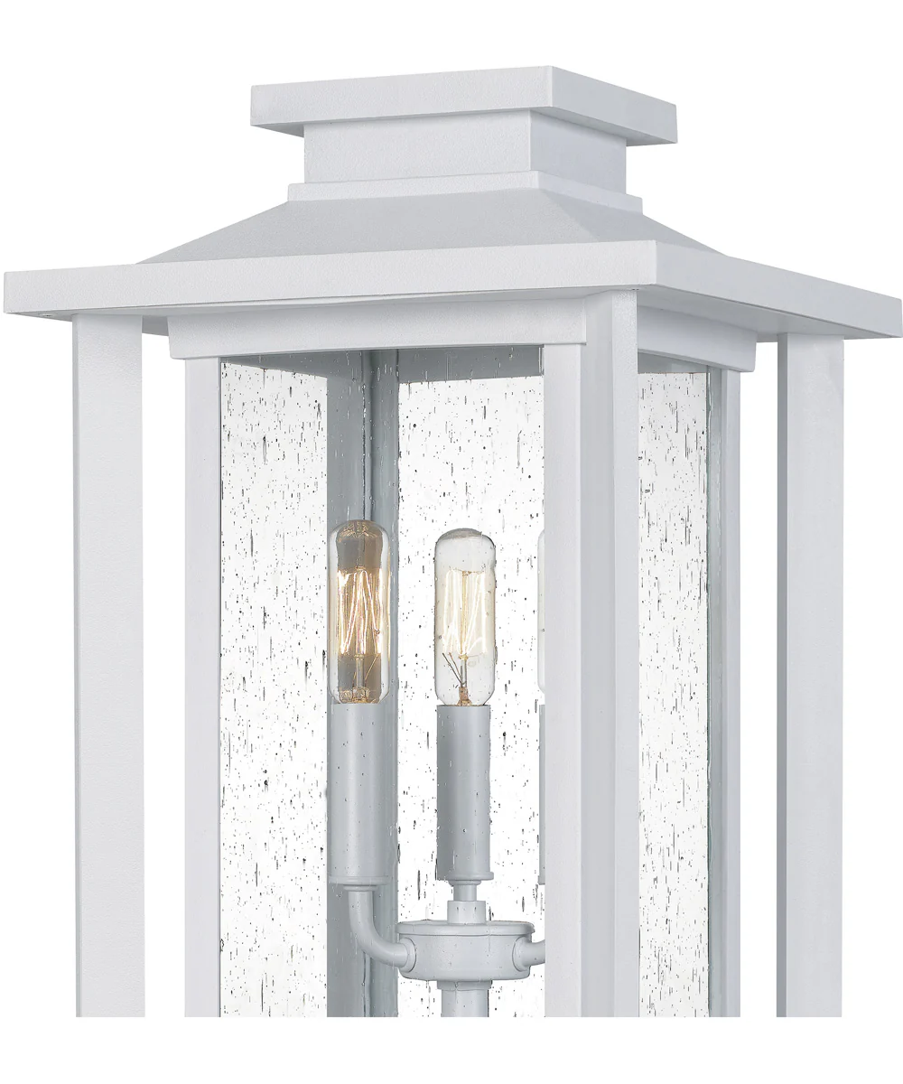 Wakefield 3-light Outdoor Post Light  Coastal Armour White Lustre - Image 6