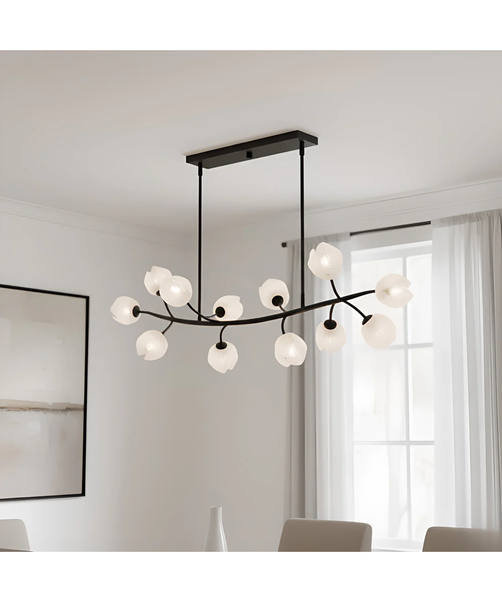 Walker 10-light Island Light Matte Black - Image 2