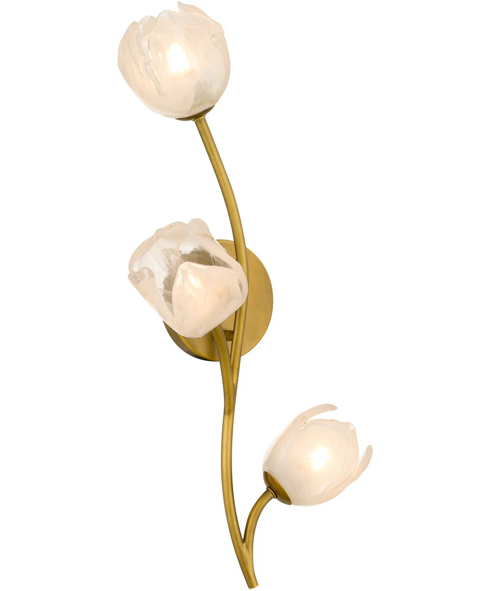 Walker 3-light Wall Sconce Vintage Brass