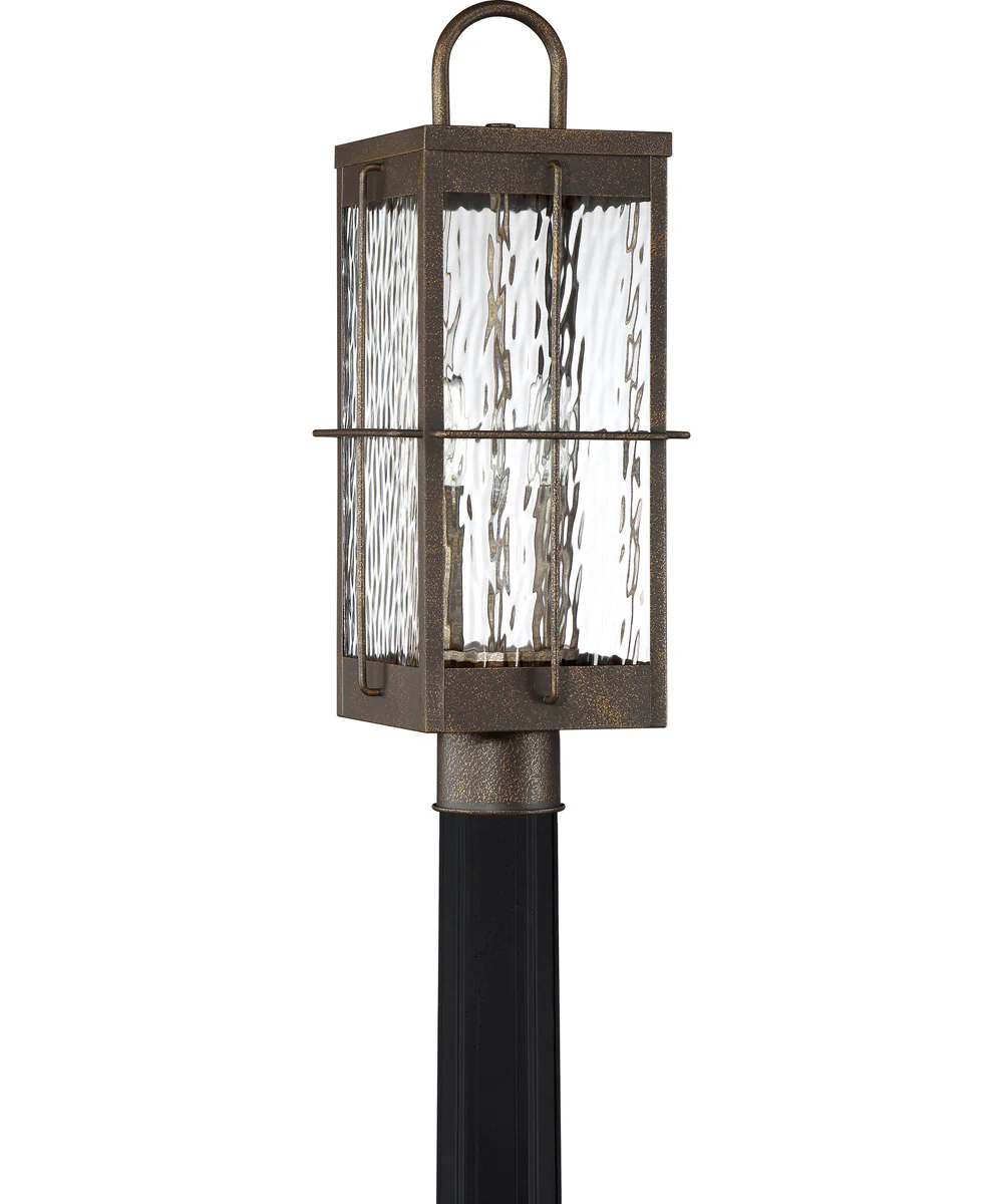 Ward Large 2-light Outdoor Post Light Gilded Bronze - Image 3