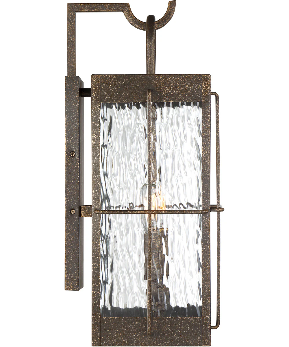 Ward Large 2-light Outdoor Wall Light Gilded Bronze - Image 5