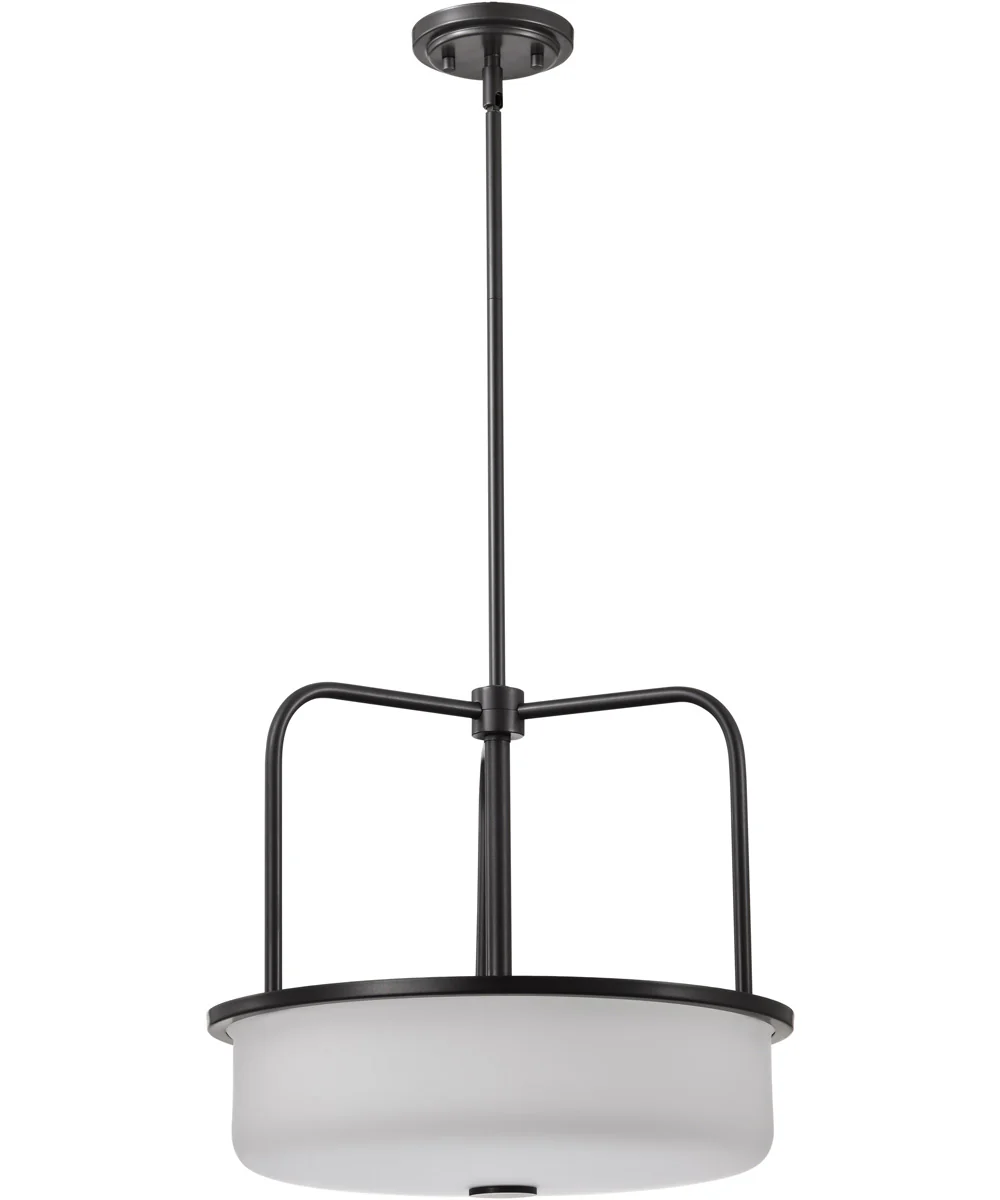 Warren 3-Light Pendant Gun Metal
