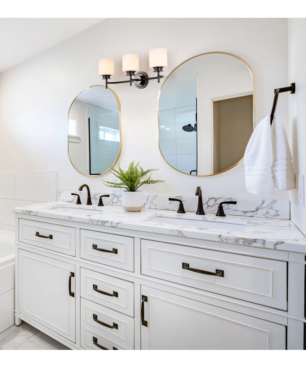 Warren 3-Light Vanity & Wall Gun Metal - Image 2