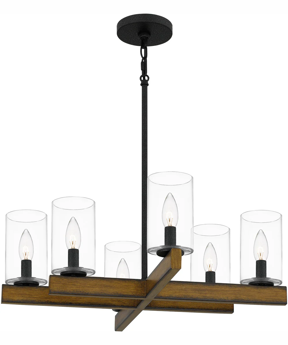 Warrington 6-light Chandelier Natural Iron - Image 2