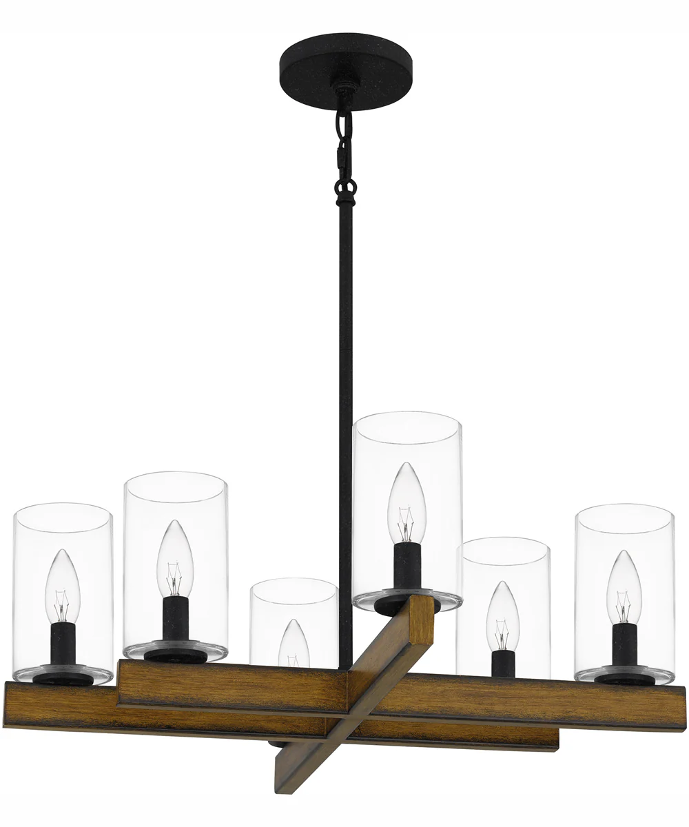 Warrington 6-light Chandelier Natural Iron - Image 3