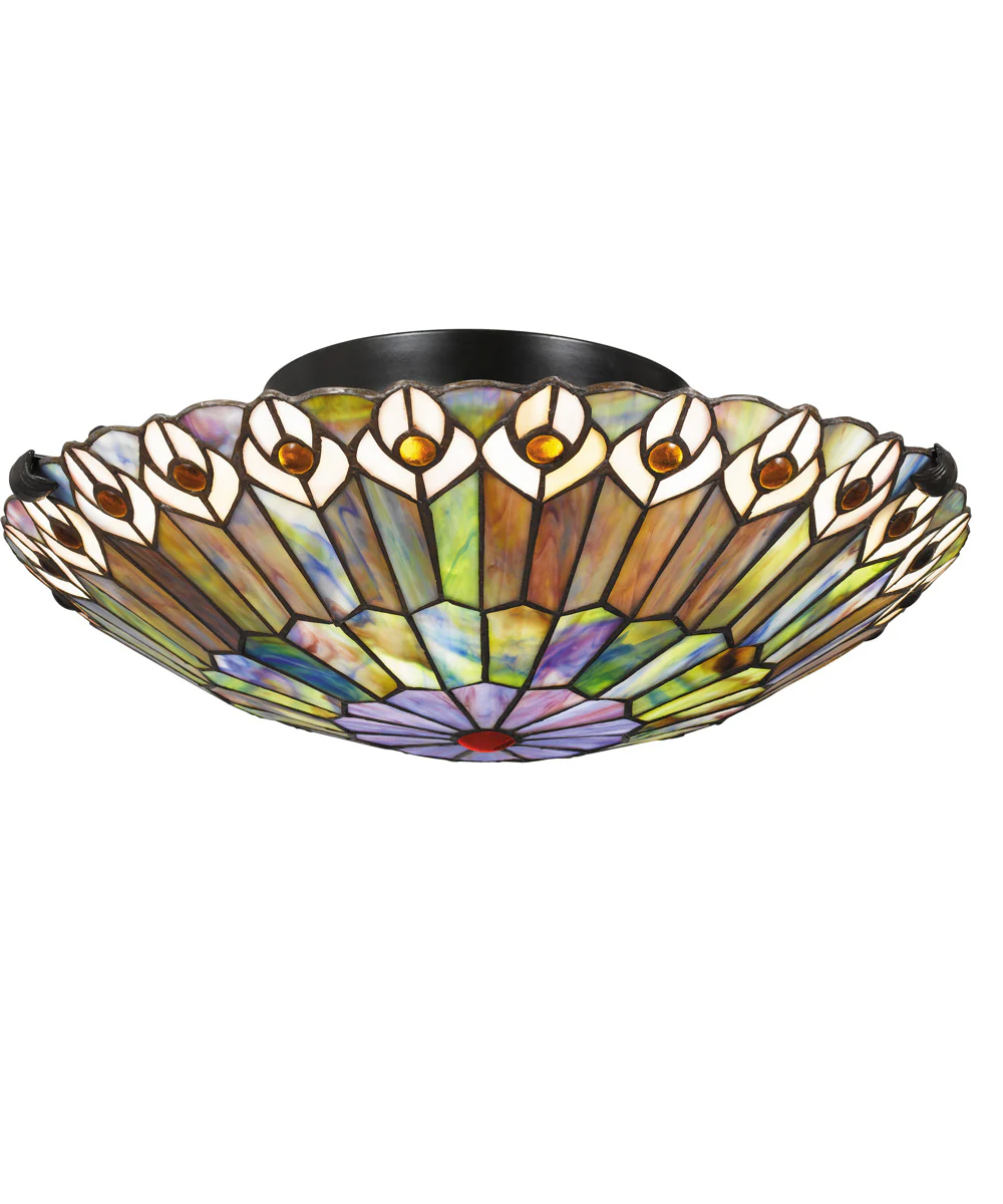 Watkins 2-light Flush Mount Vintage Bronze - Image 2