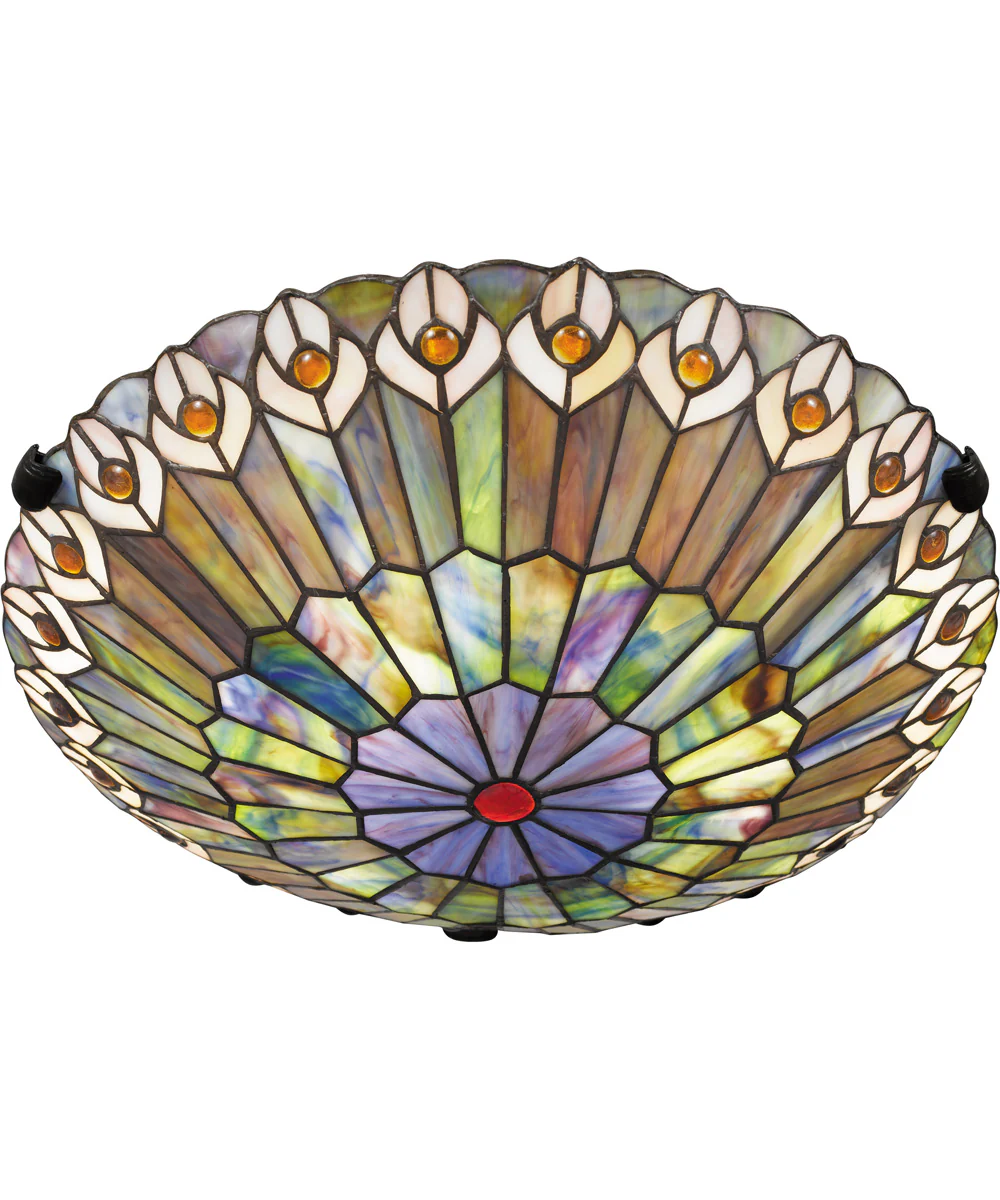 Watkins 2-light Flush Mount Vintage Bronze - Image 5
