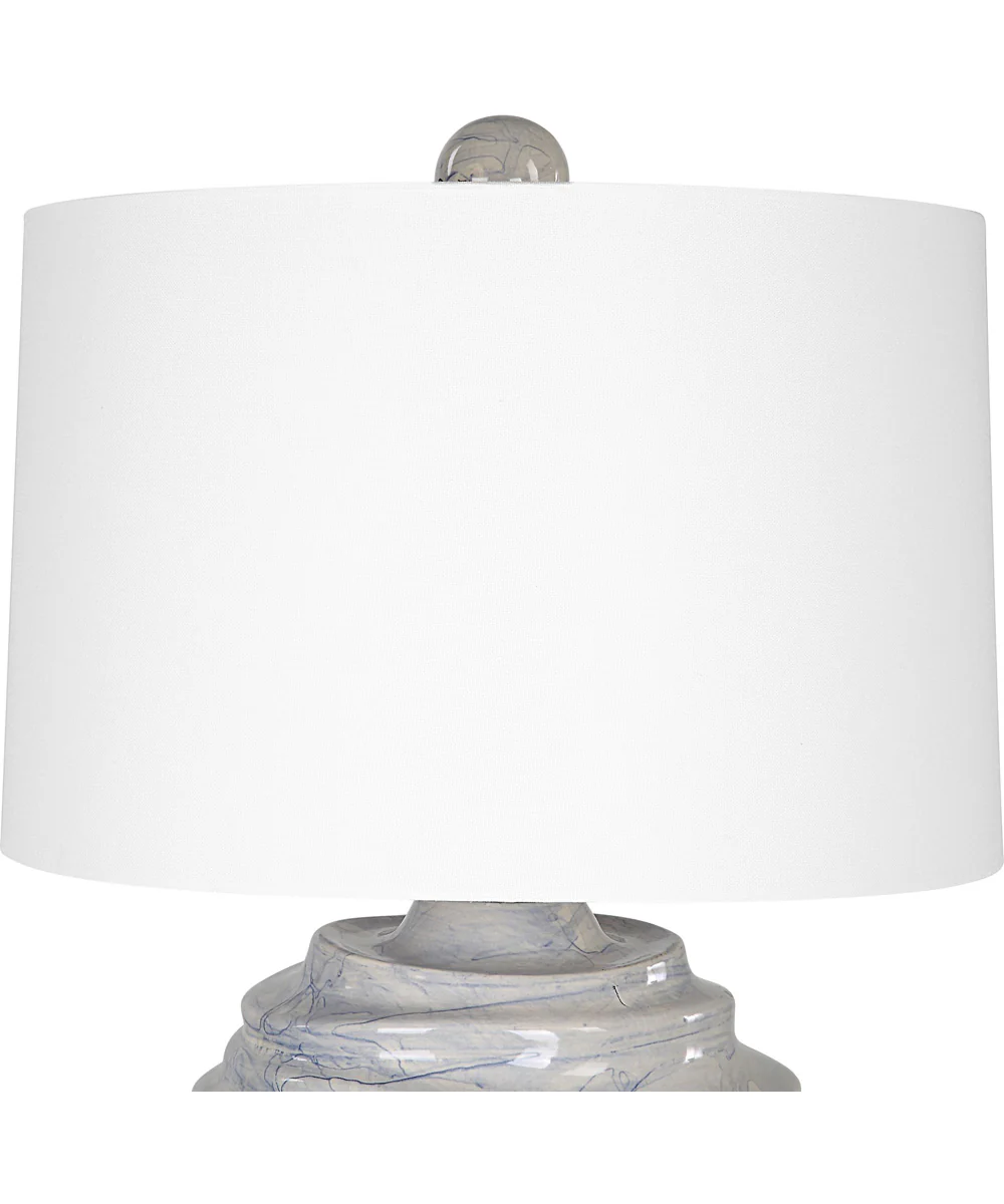 Waves Blue & White Accent Lamp - Image 4