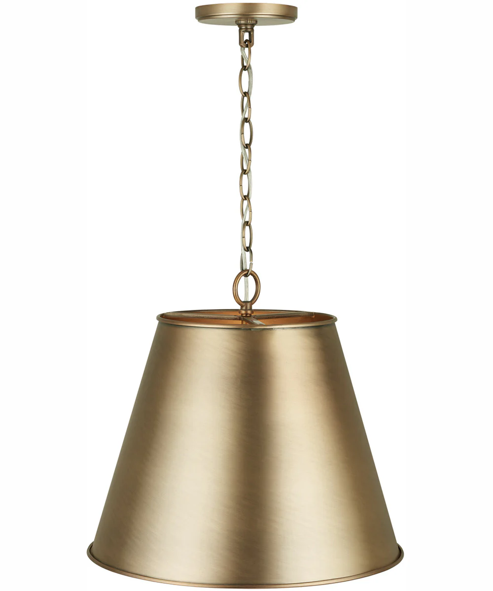 Welker 1-Light Pendant Aged Brass - Image 3
