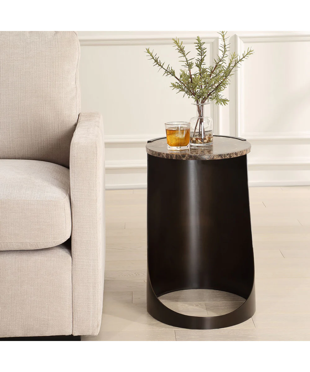 Welling Modern Metal Side Table - Image 3