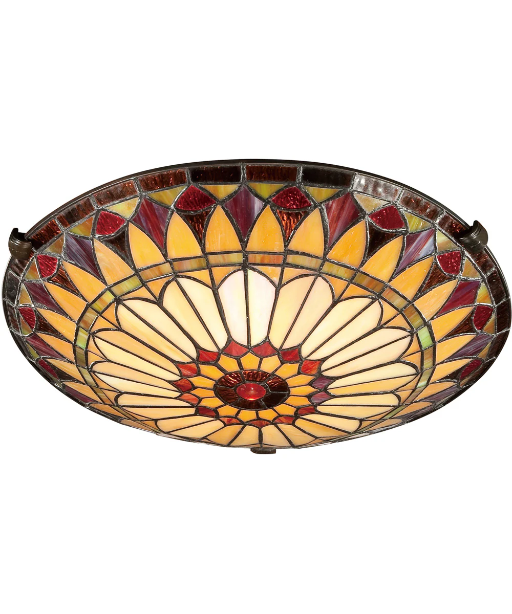 West End Medium 2-light Flush Mount Vintage Bronze - Image 5