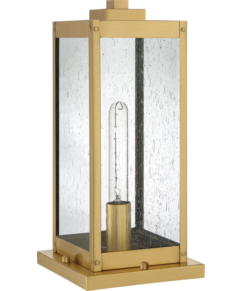 Westover 1-light Outdoor Post Light Antique Brass - Image 3