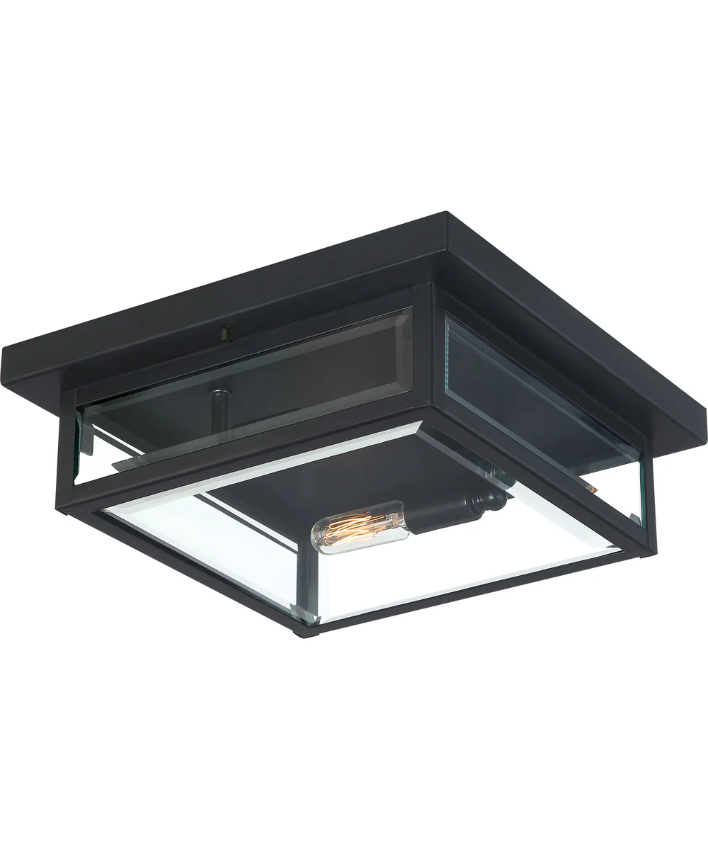 Westover 2-light Flush Mount Earth Black - Image 4