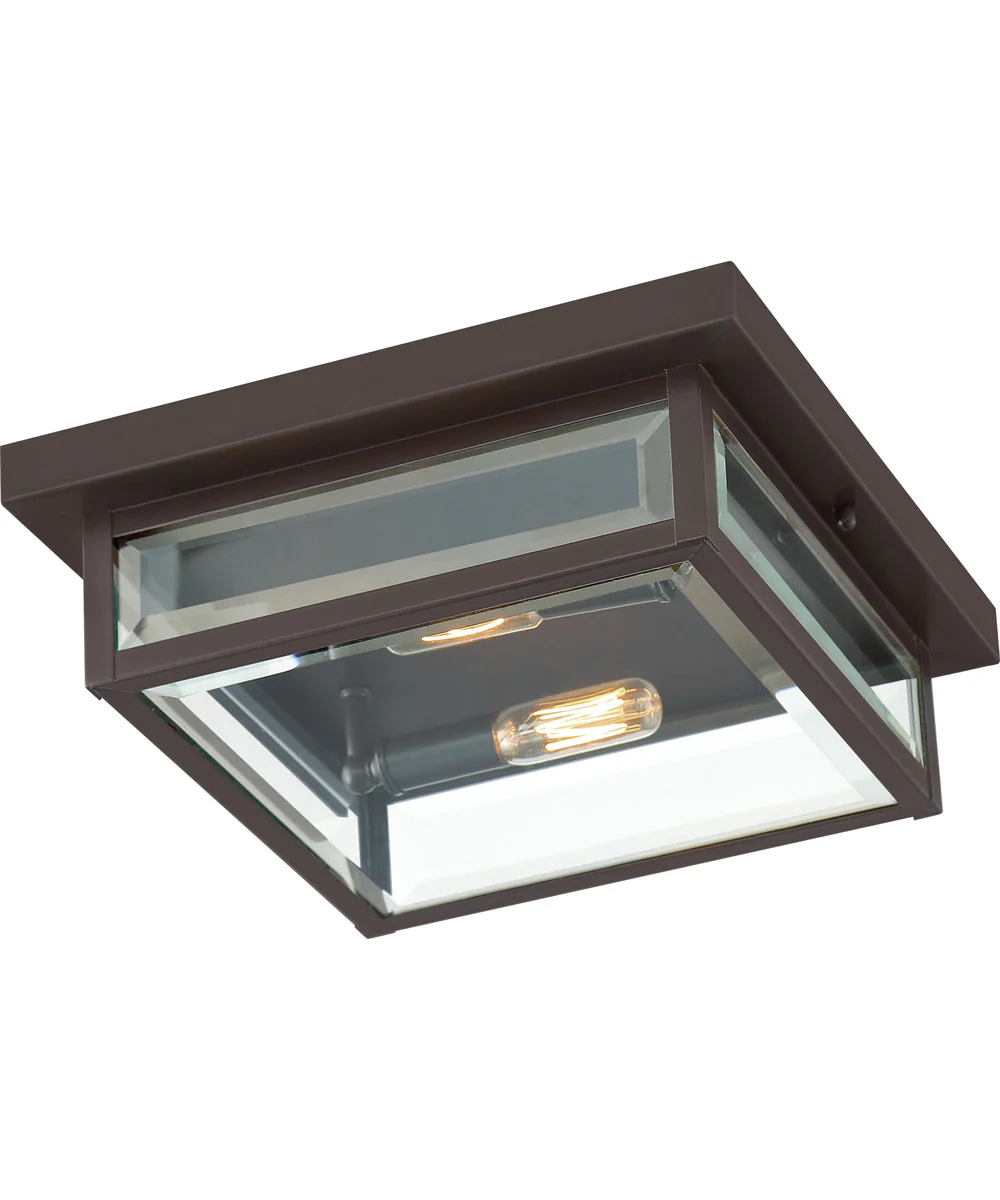 Westover 2-light Flush Mount Western Bronze - Image 4