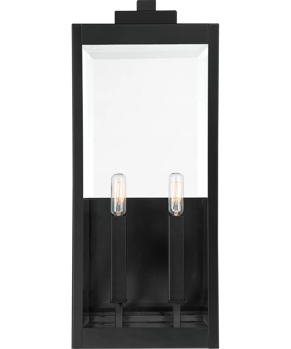 Westover Extra Large 2-light Outdoor Wall Light Earth Black - Image 4