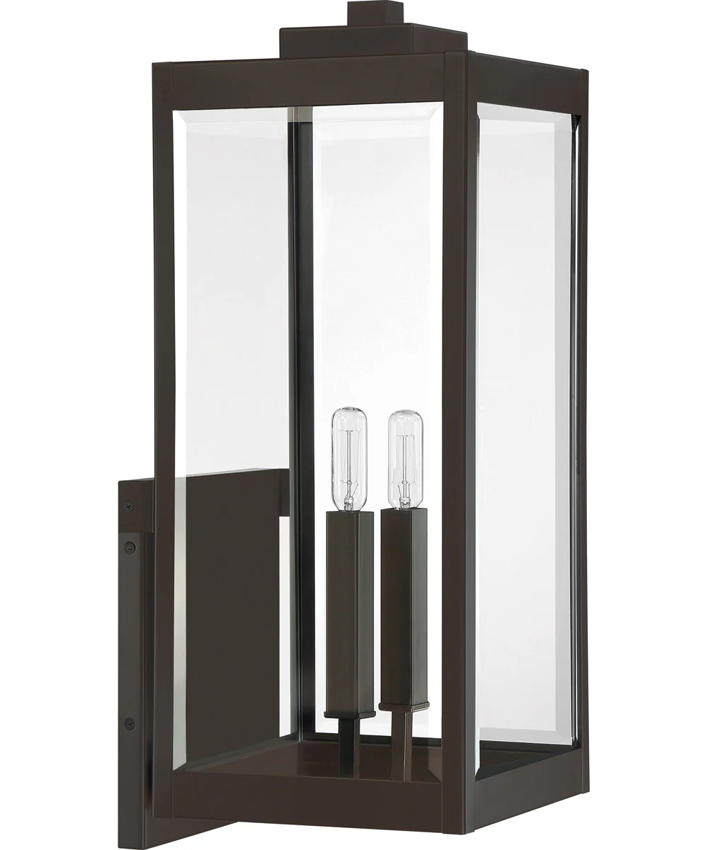 Westover Extra Large 2-light Outdoor Wall Light Western Bronze - Image 3